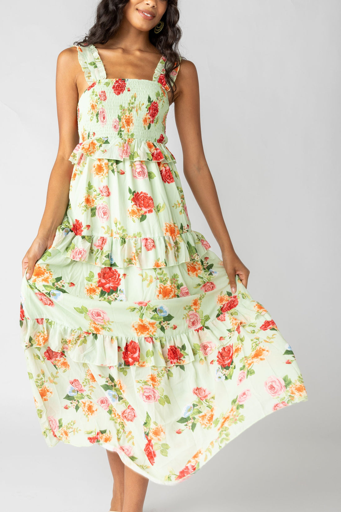 The Halpern Printed Maxi Dress