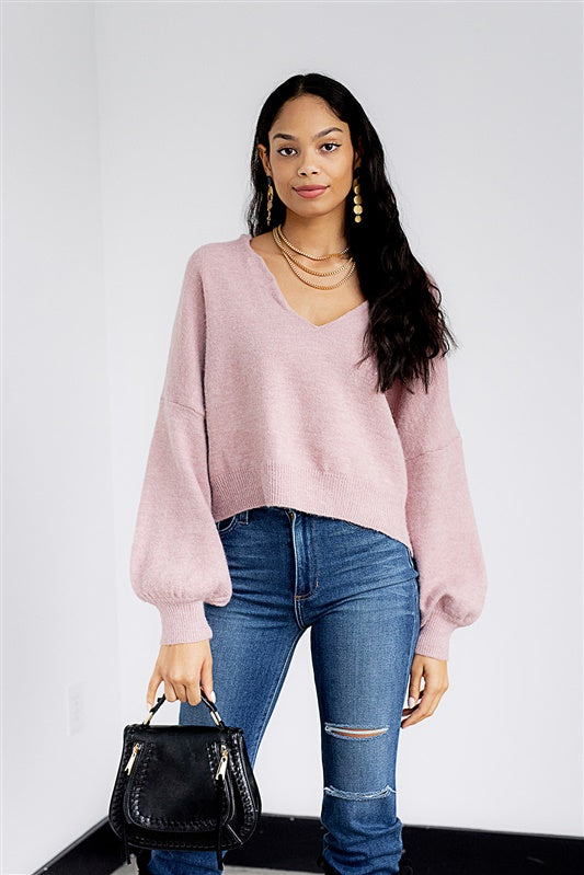 Wyoming Scoop Back Sweater