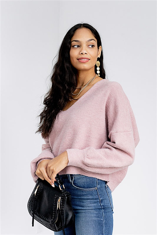Wyoming Scoop Back Sweater
