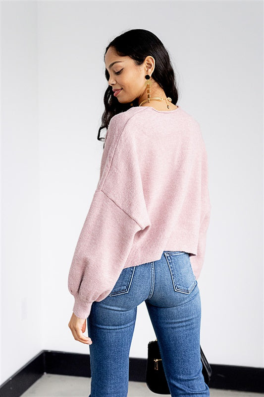 Wyoming Scoop Back Sweater