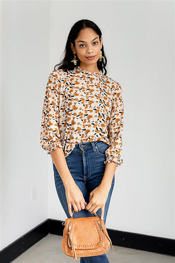 Bronx Floral Long Sleeve Blouse