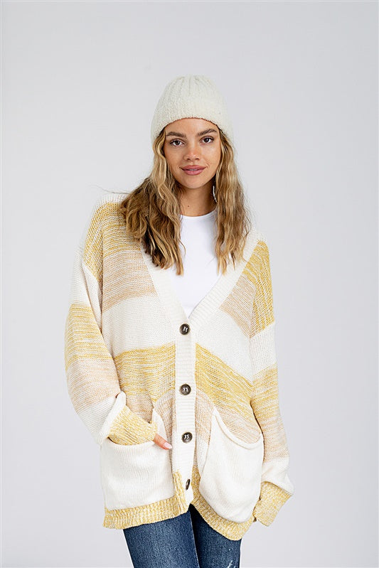 Colorado Striped Cardigan