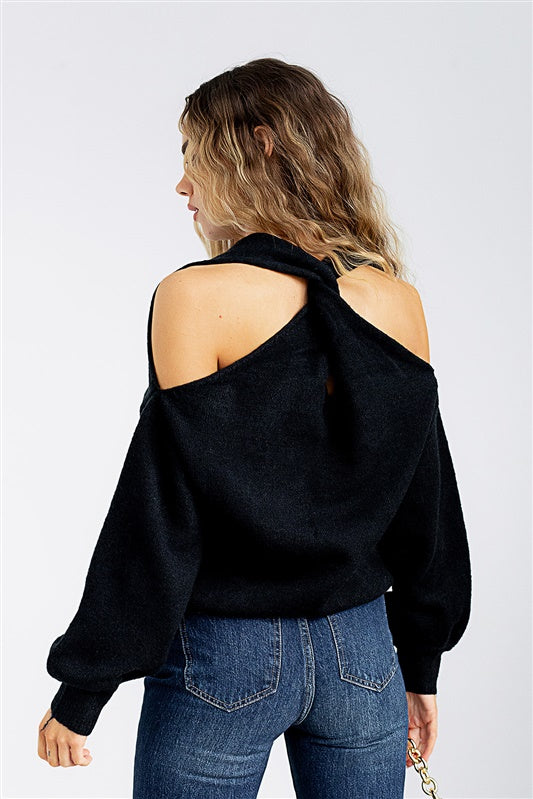Aria Criss Cross Detail Sweater