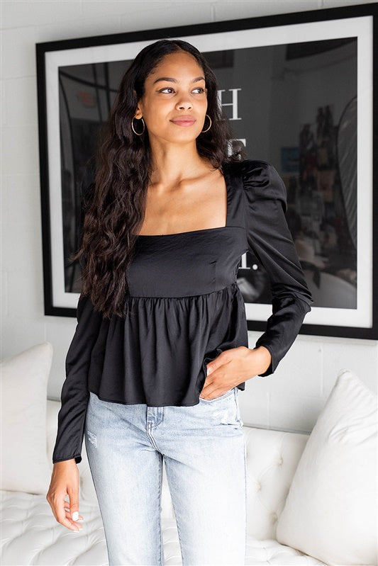 Lucero Square Neck Blouse