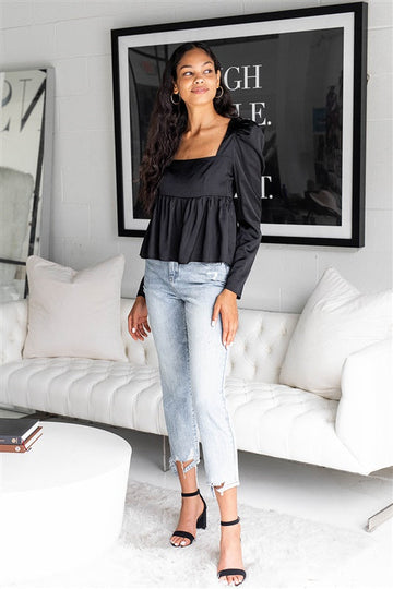 Lucero Square Neck Blouse