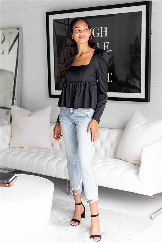 Lucero Square Neck Blouse