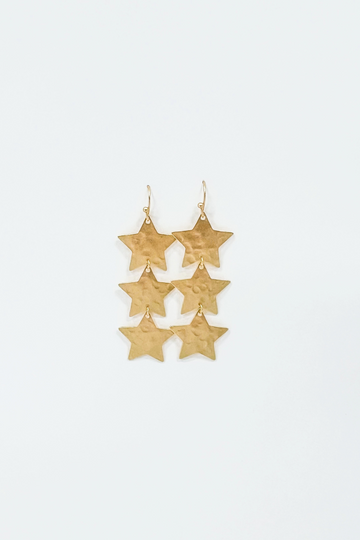 SALE - Martha Star Dangle Earrings