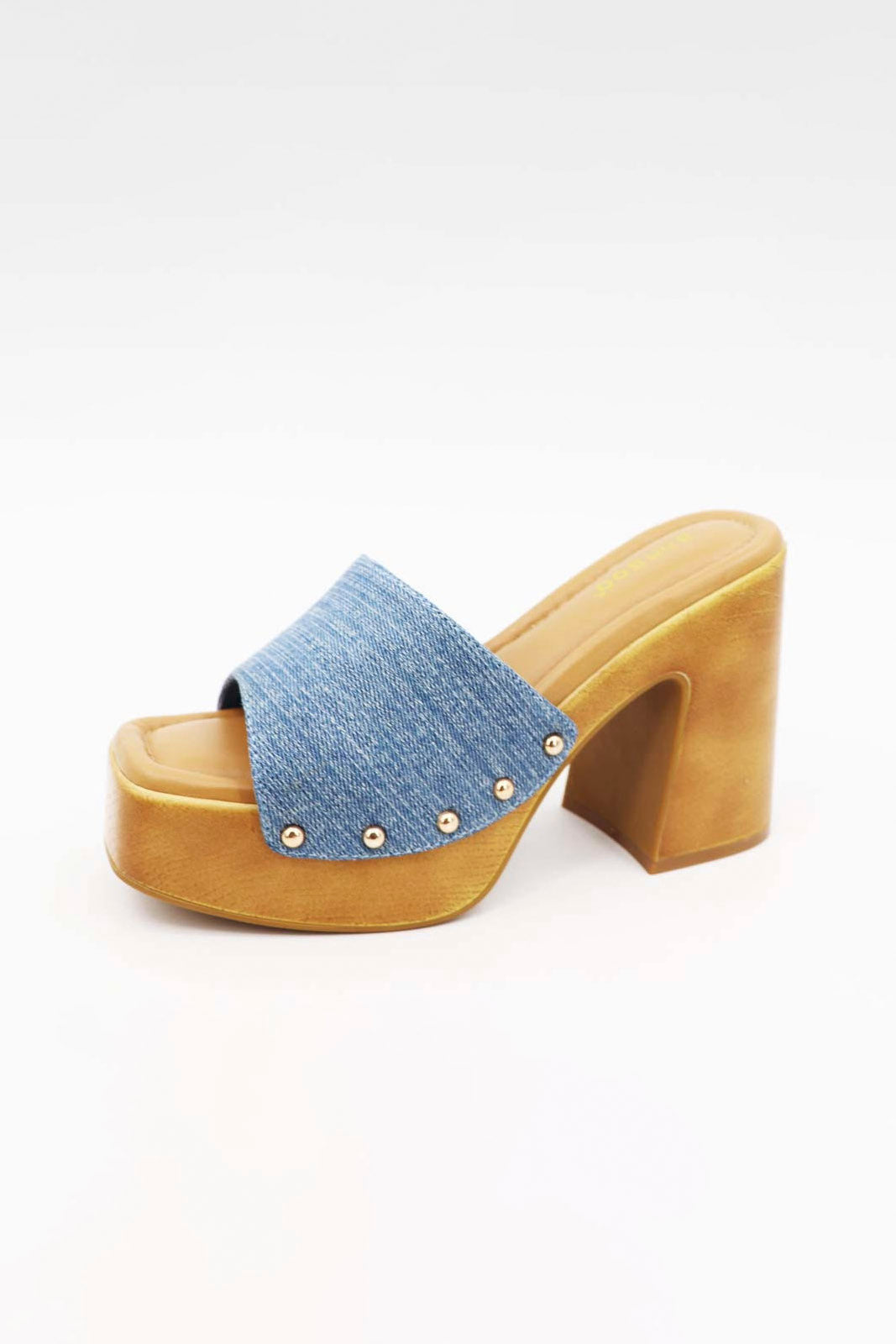 Groovy Denim Heel