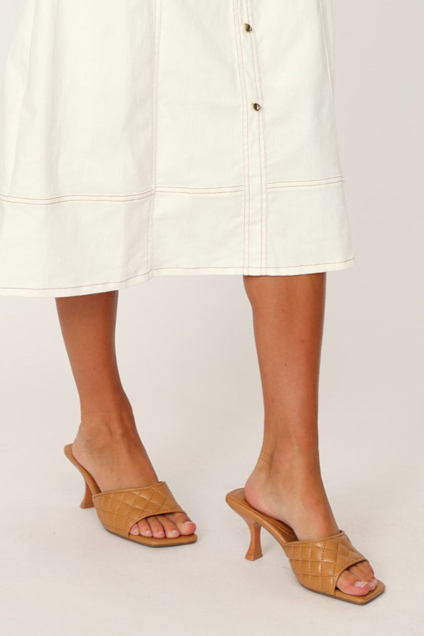 SALE - Twain Quilted Heel