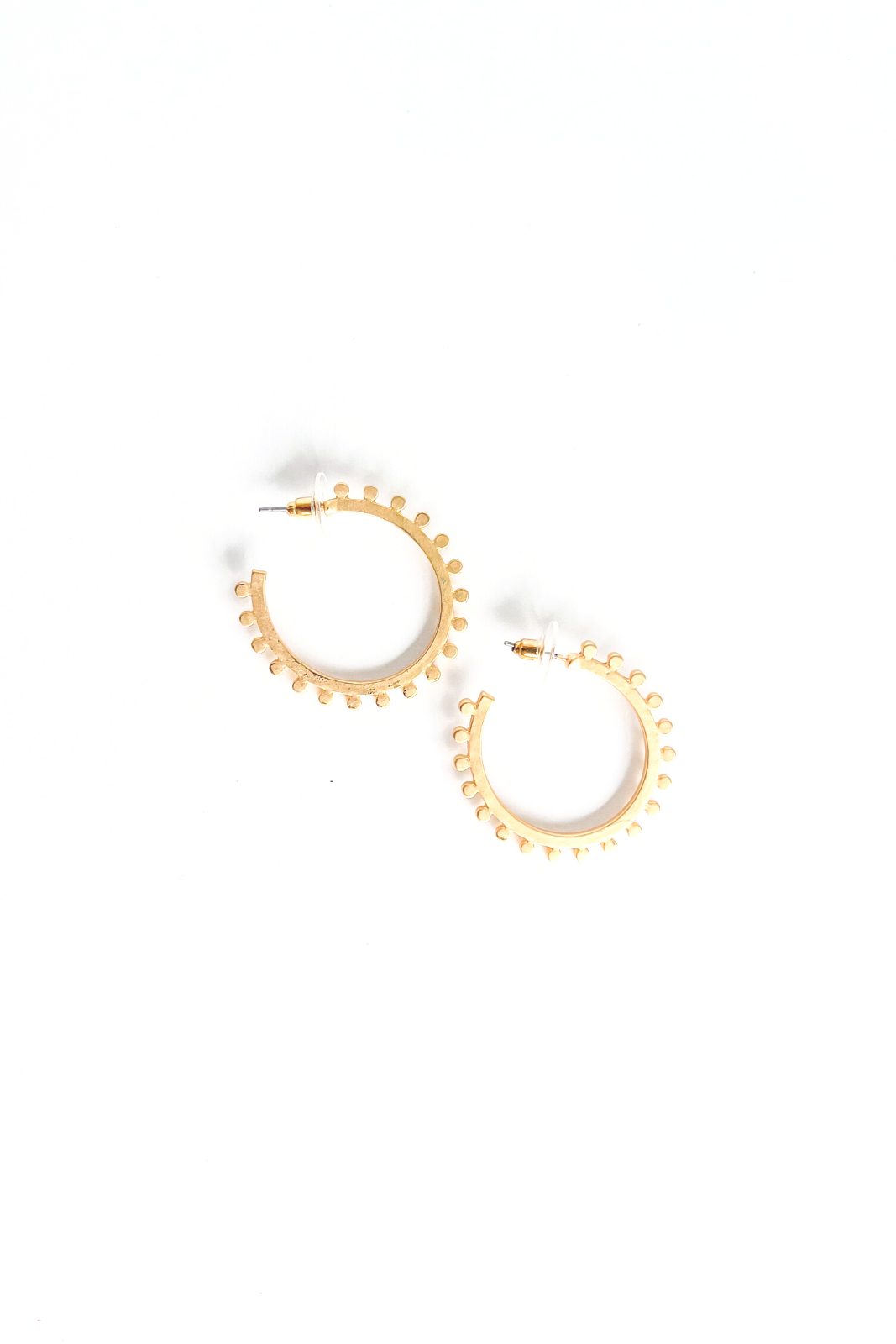 SALE - Layton Charm Hoop Earrings