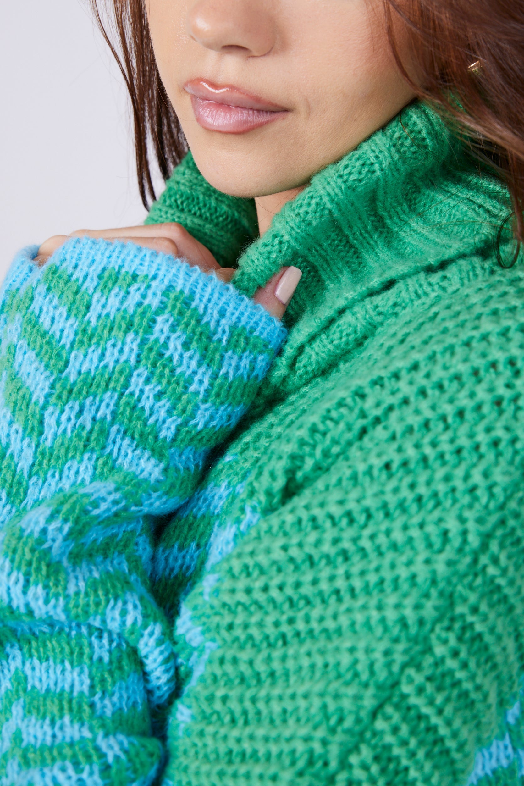SALE - Sally Chevron Pattern Sweater