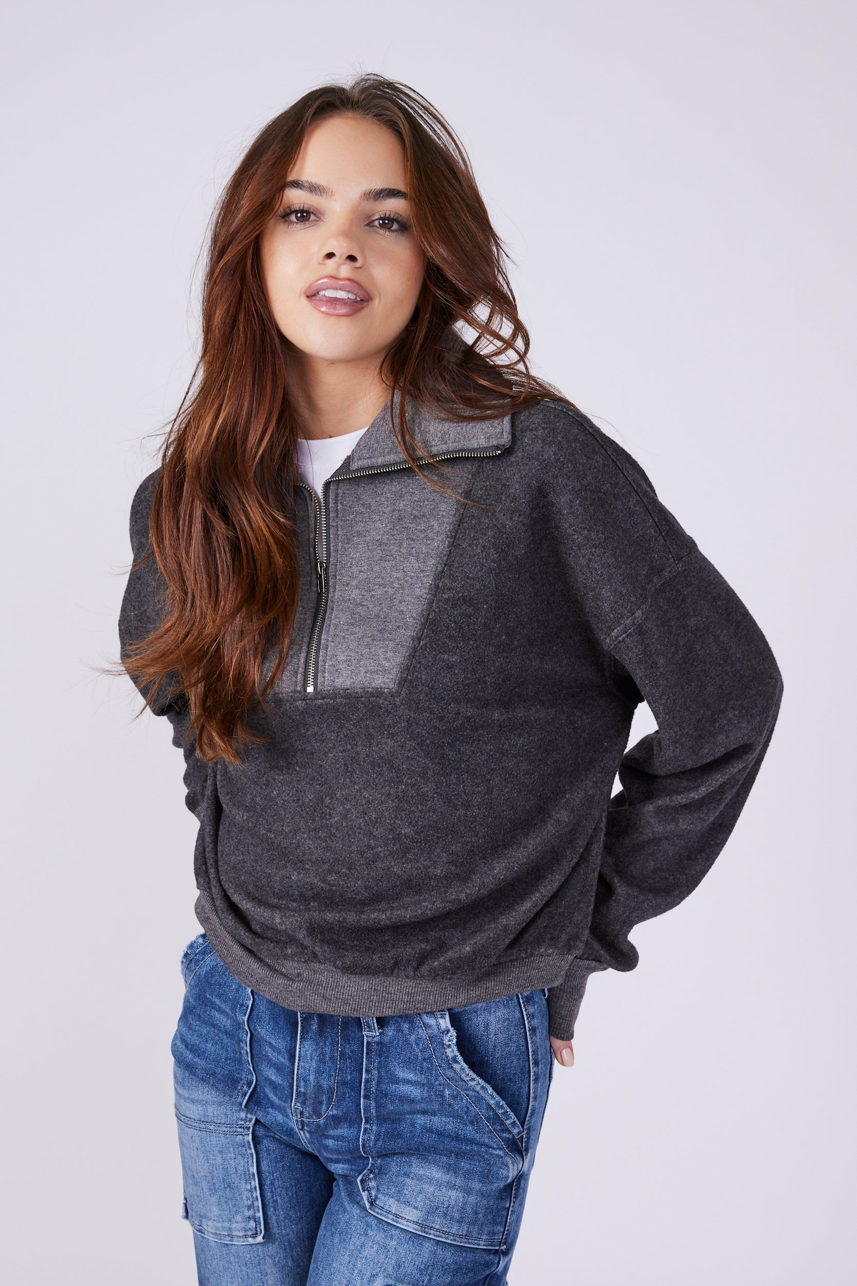 SALE - Sunday Half Zip Pullover