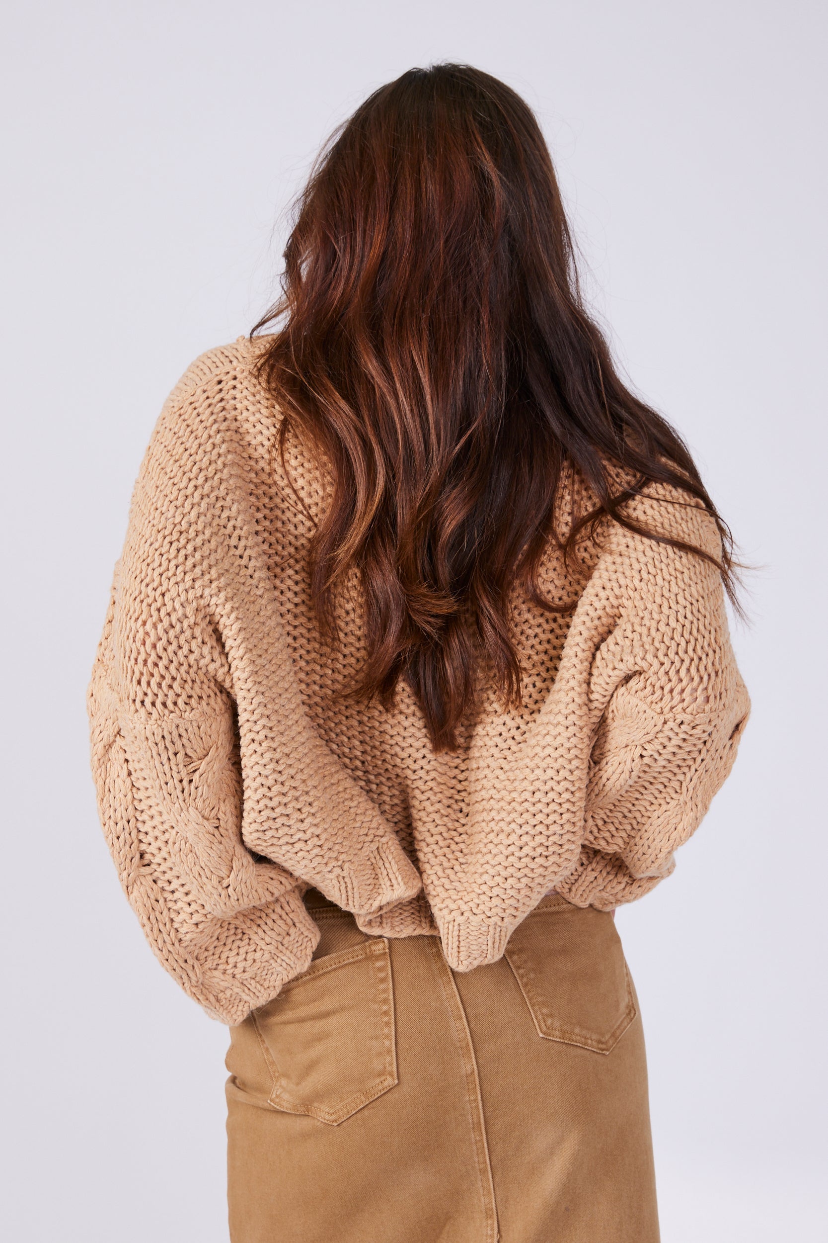 SALE - Hope Oversized Cable Knit Sweater