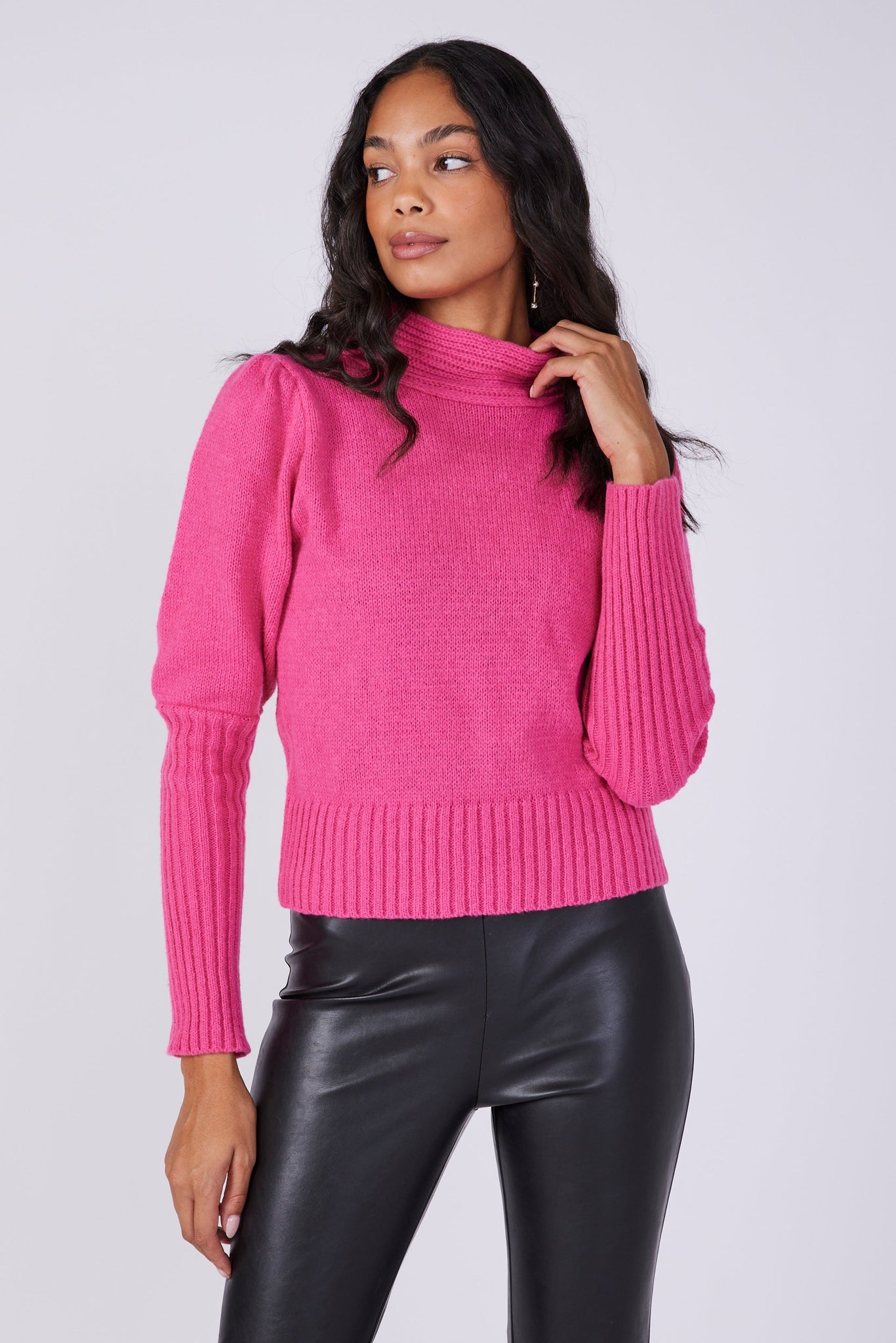 SALE - Sophia Mock Neck Sweater