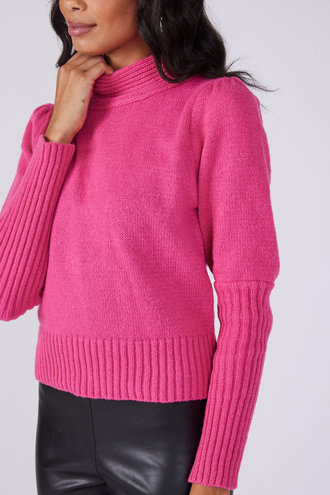 SALE - Sophia Mock Neck Sweater