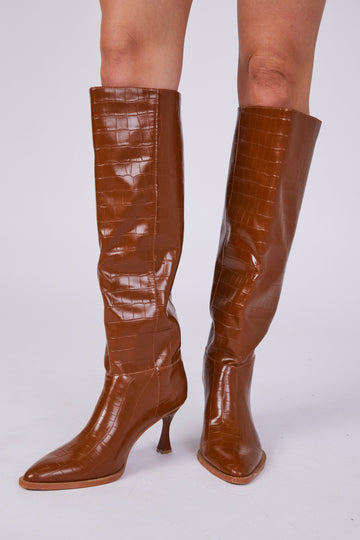 Vanessa Croc Boots