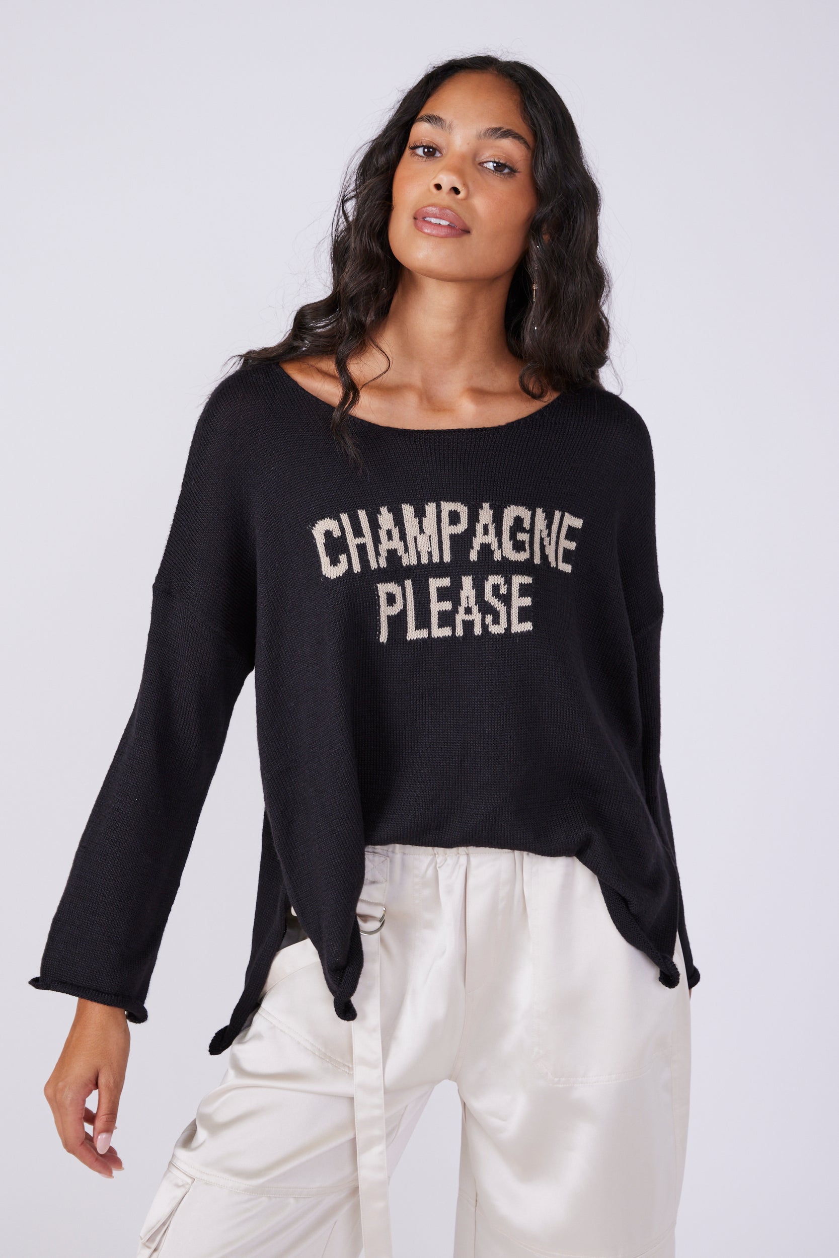 Tanya Champagne Sweater