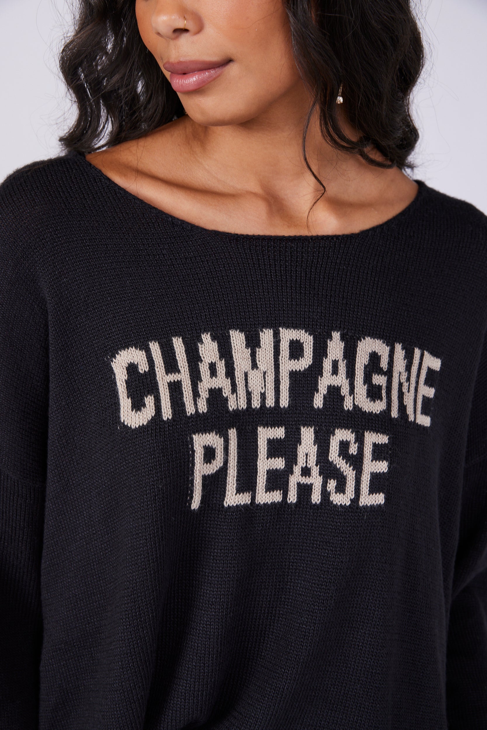 Tanya Champagne Sweater