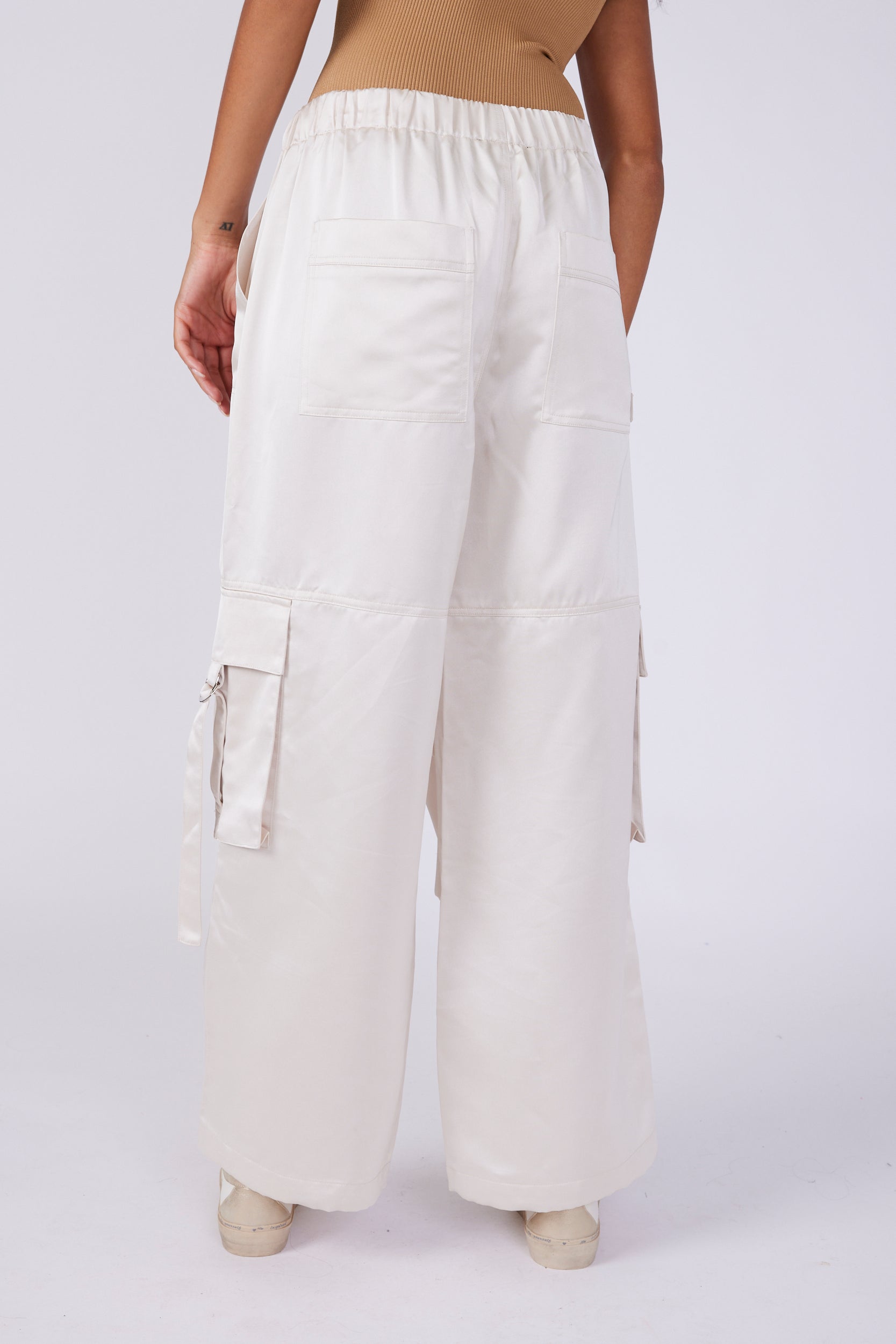 SALE - Madison Satin Cargo Pant