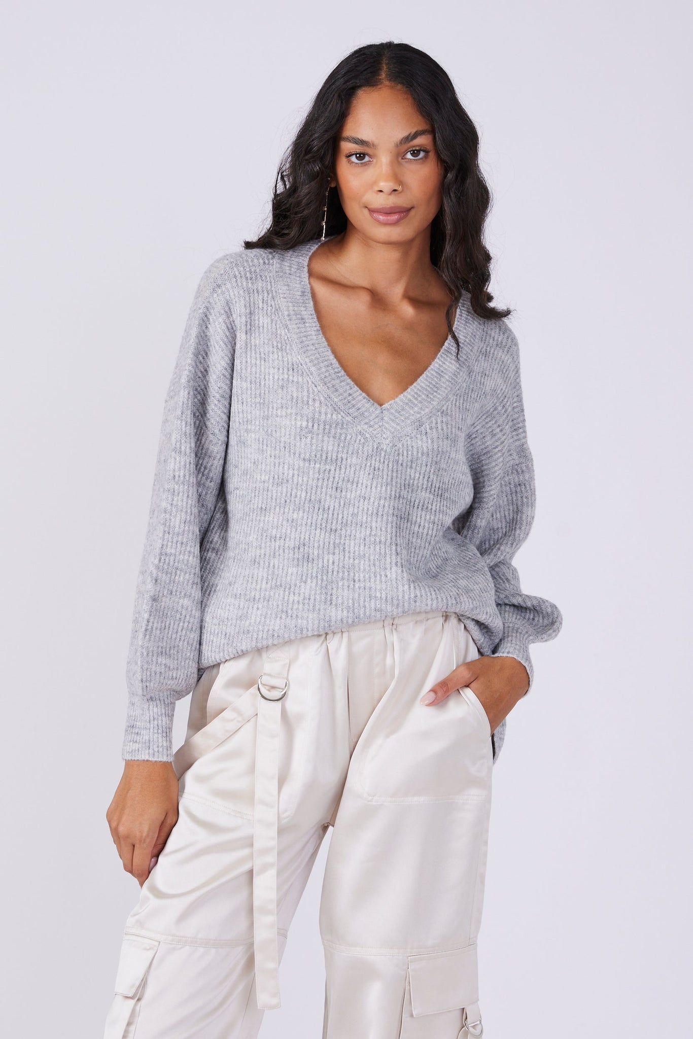 SALE - Lyra V Neck Sweater