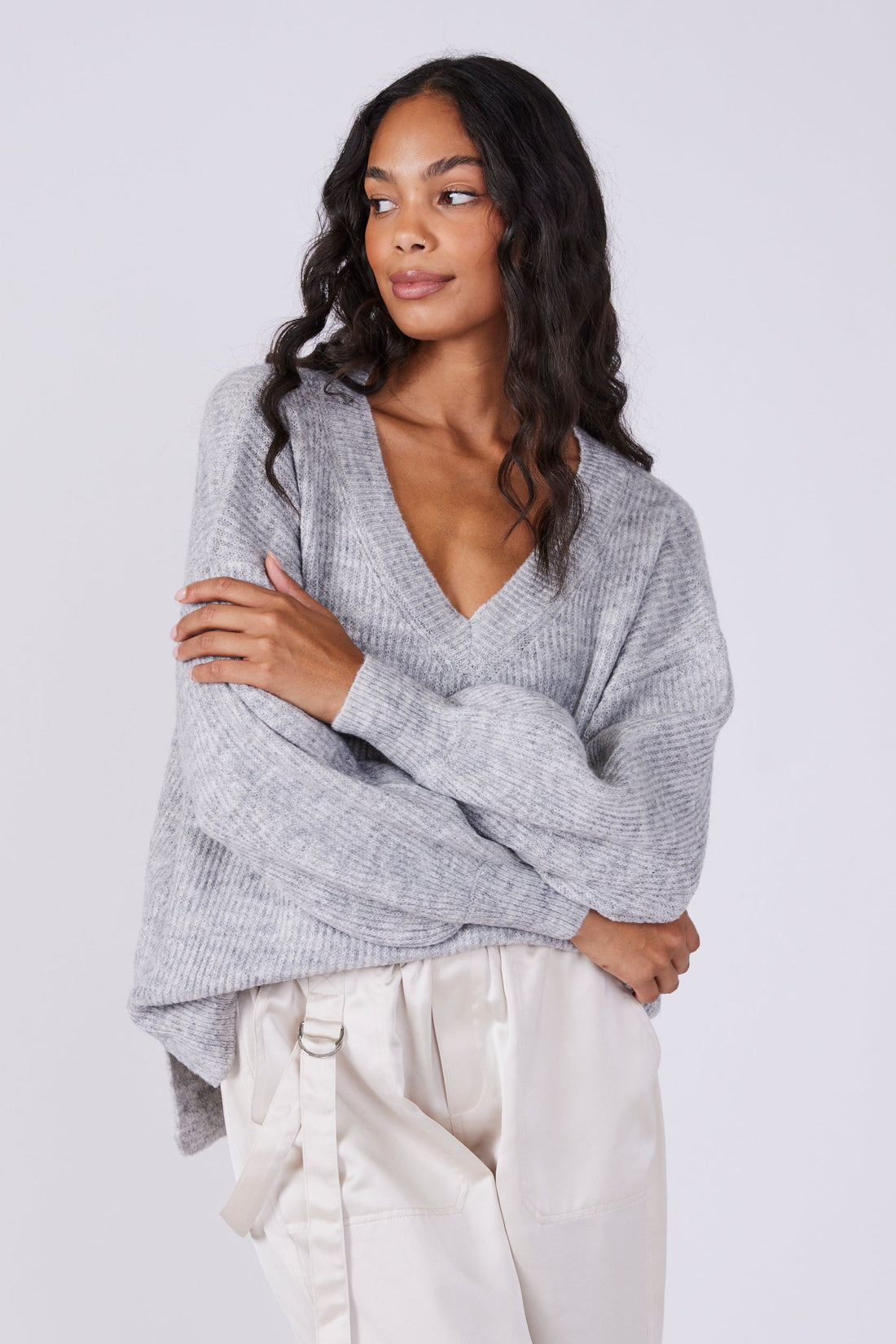 SALE - Lyra V Neck Sweater