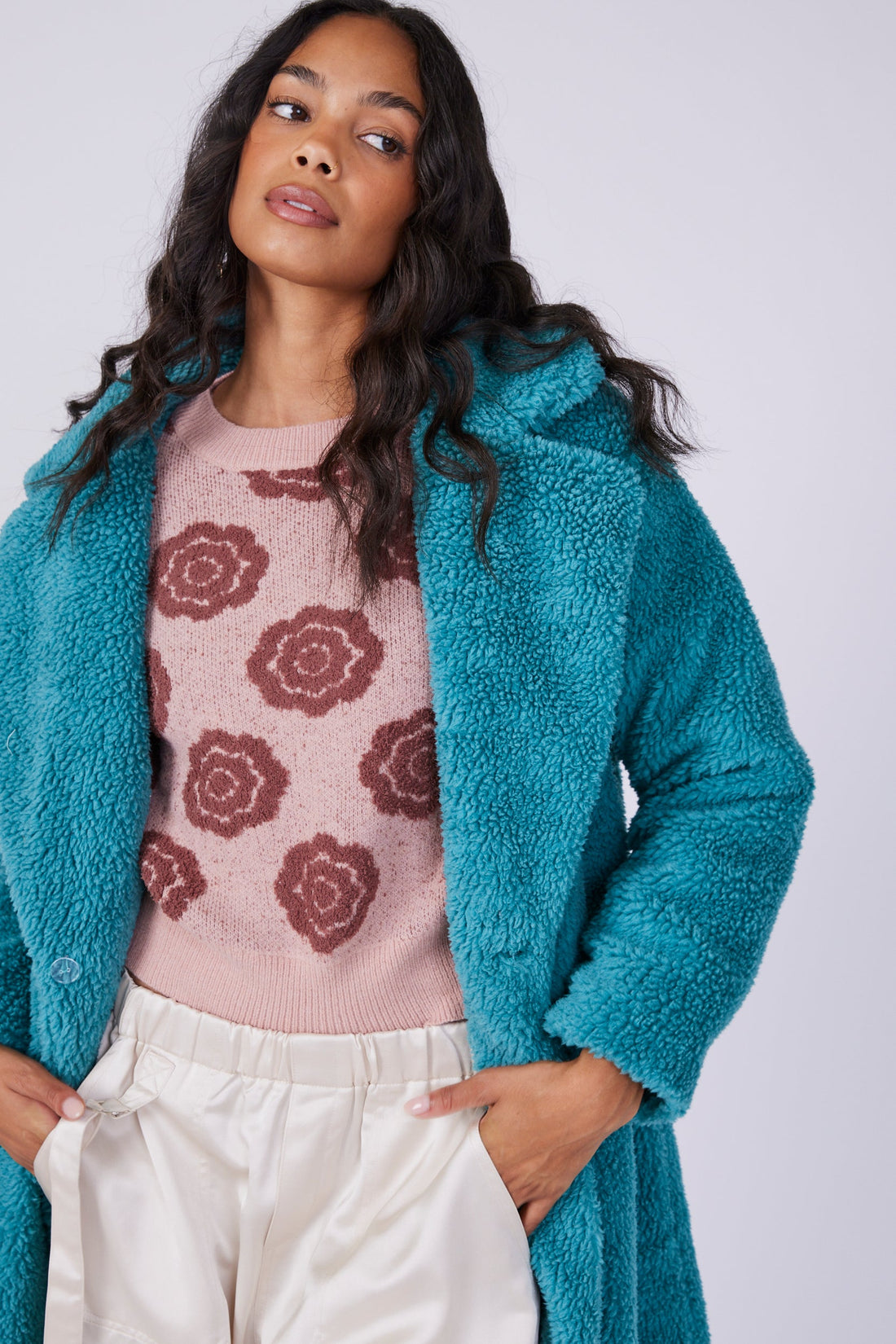 SALE - Amelia Sherpa Coat