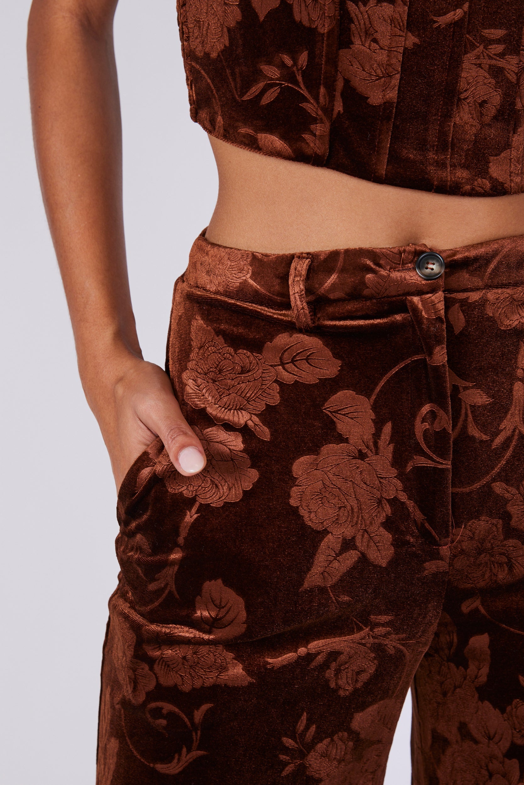 SALE - Quinn Velvet Pants