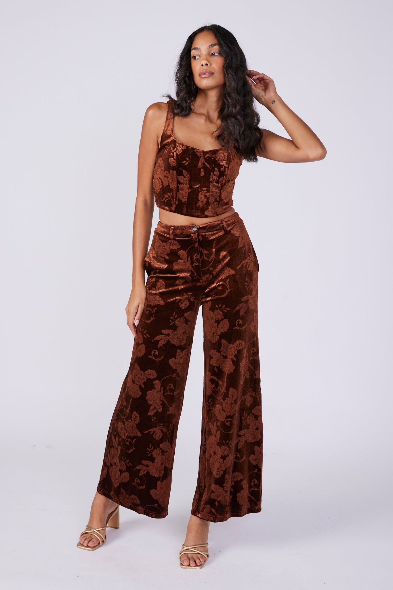 SALE - Quinn Velvet Pants