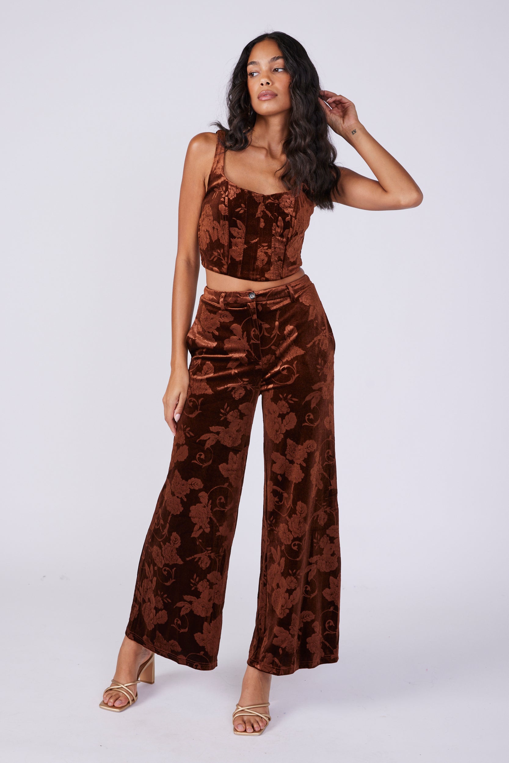 SALE - Quinn Velvet Pants