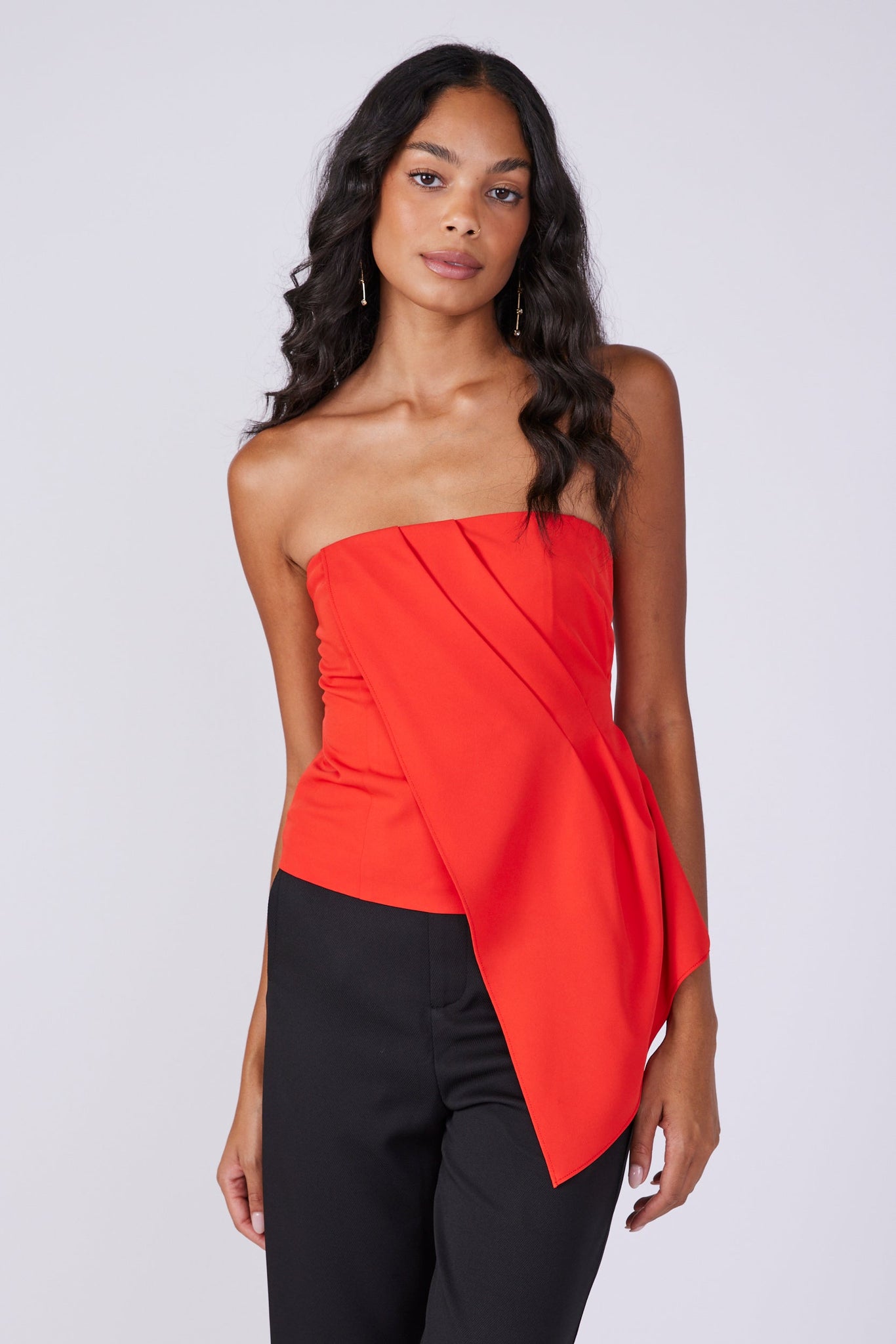 SALE - Nora Asymmetrical Strapless Top