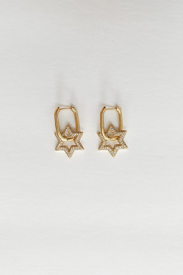 Millie B. Pave Star Earrings