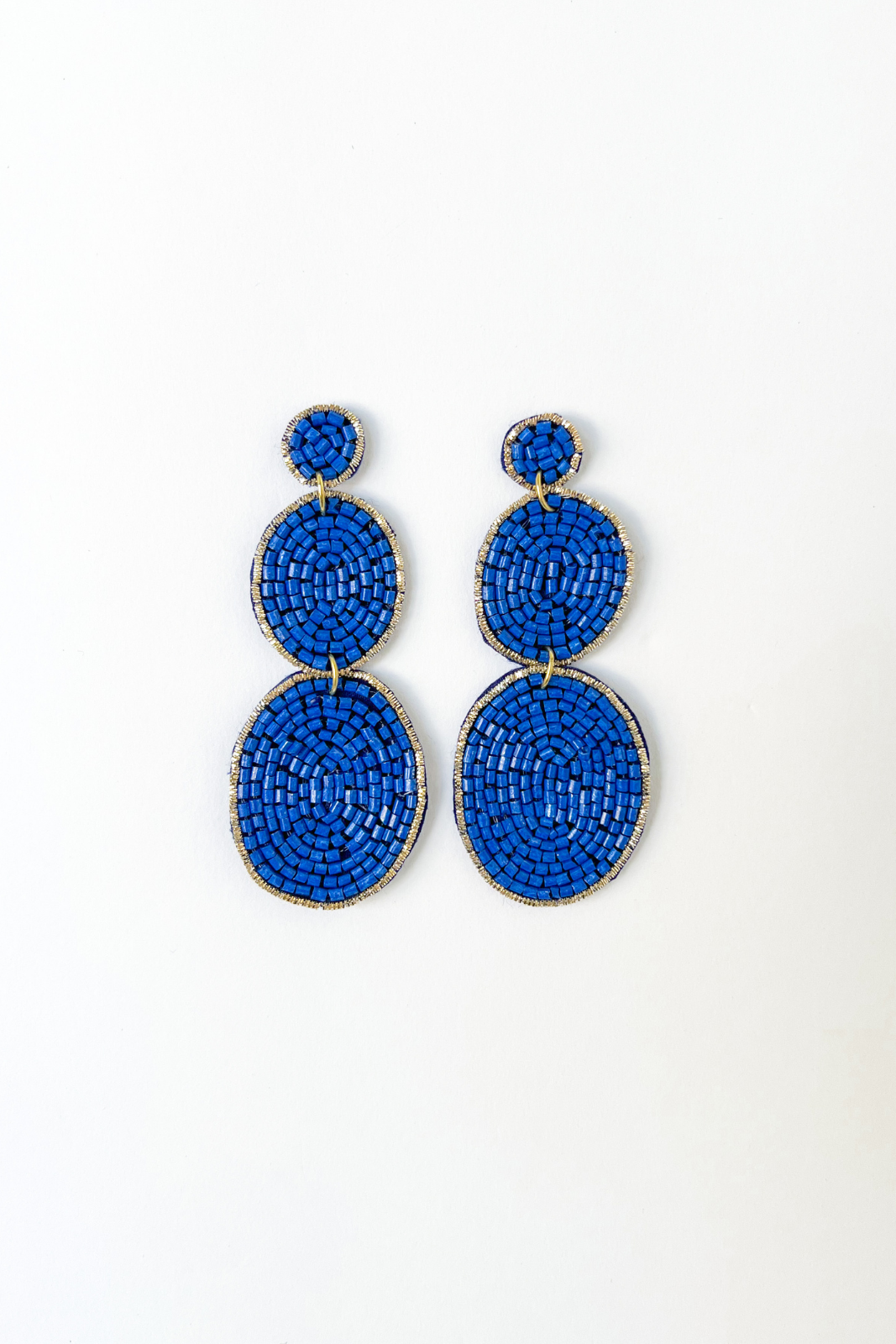 SALE - Chelsea Beaded Tiered Earrings
