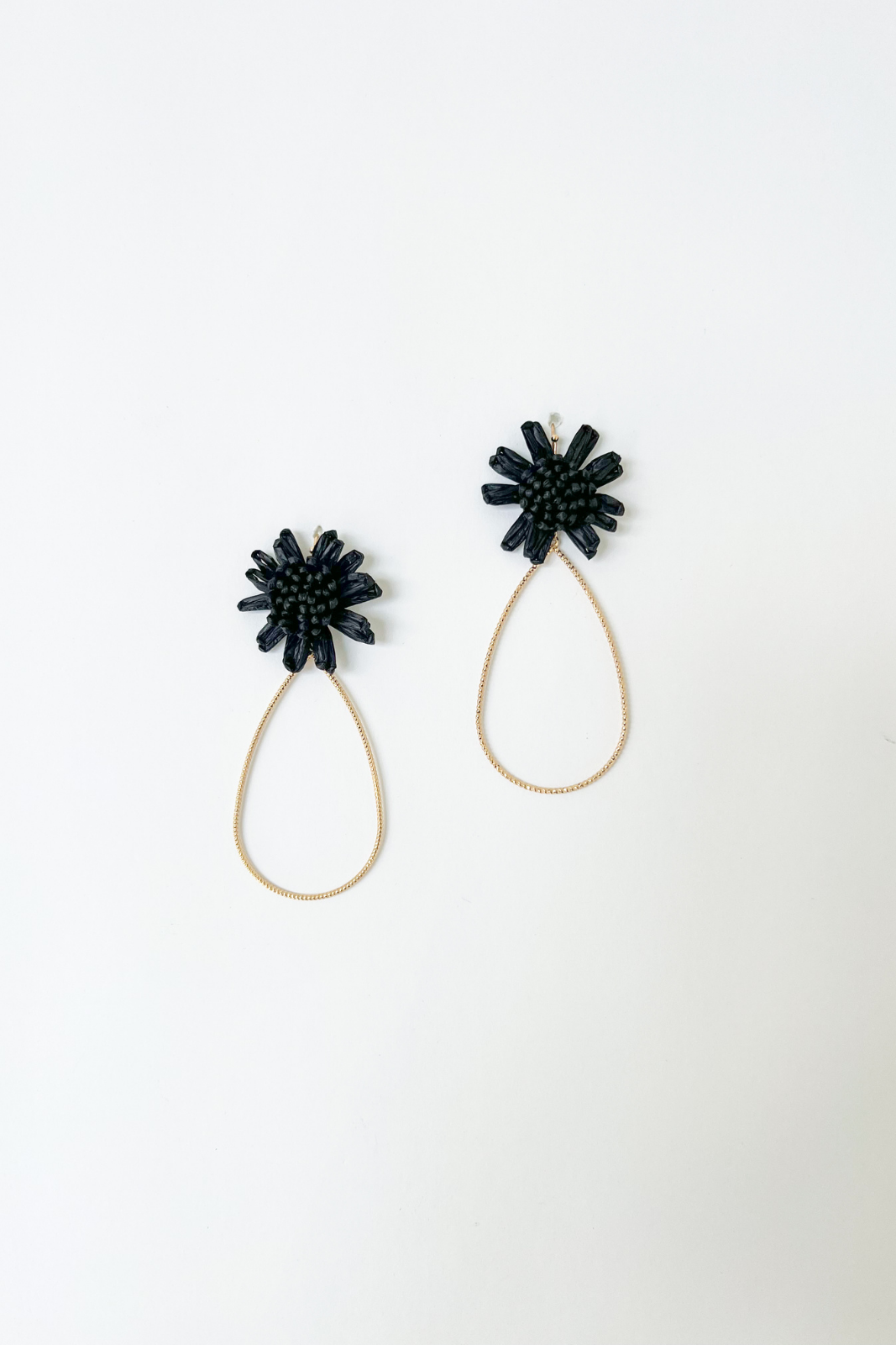 Angel Flower Teardrop Earring