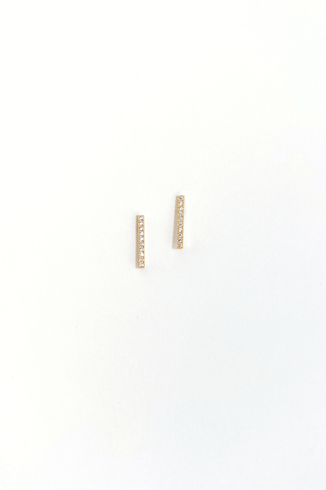 Evie Gold Dipped 15mm Stud Earrings