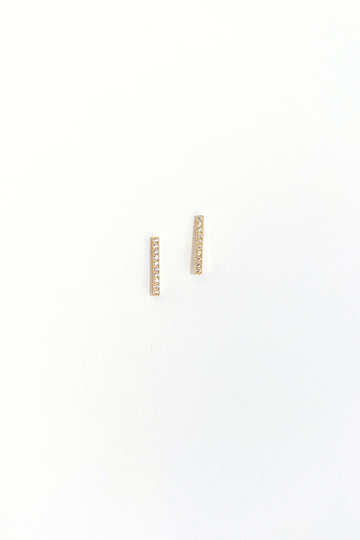 Evie Gold Dipped 15mm Stud Earrings