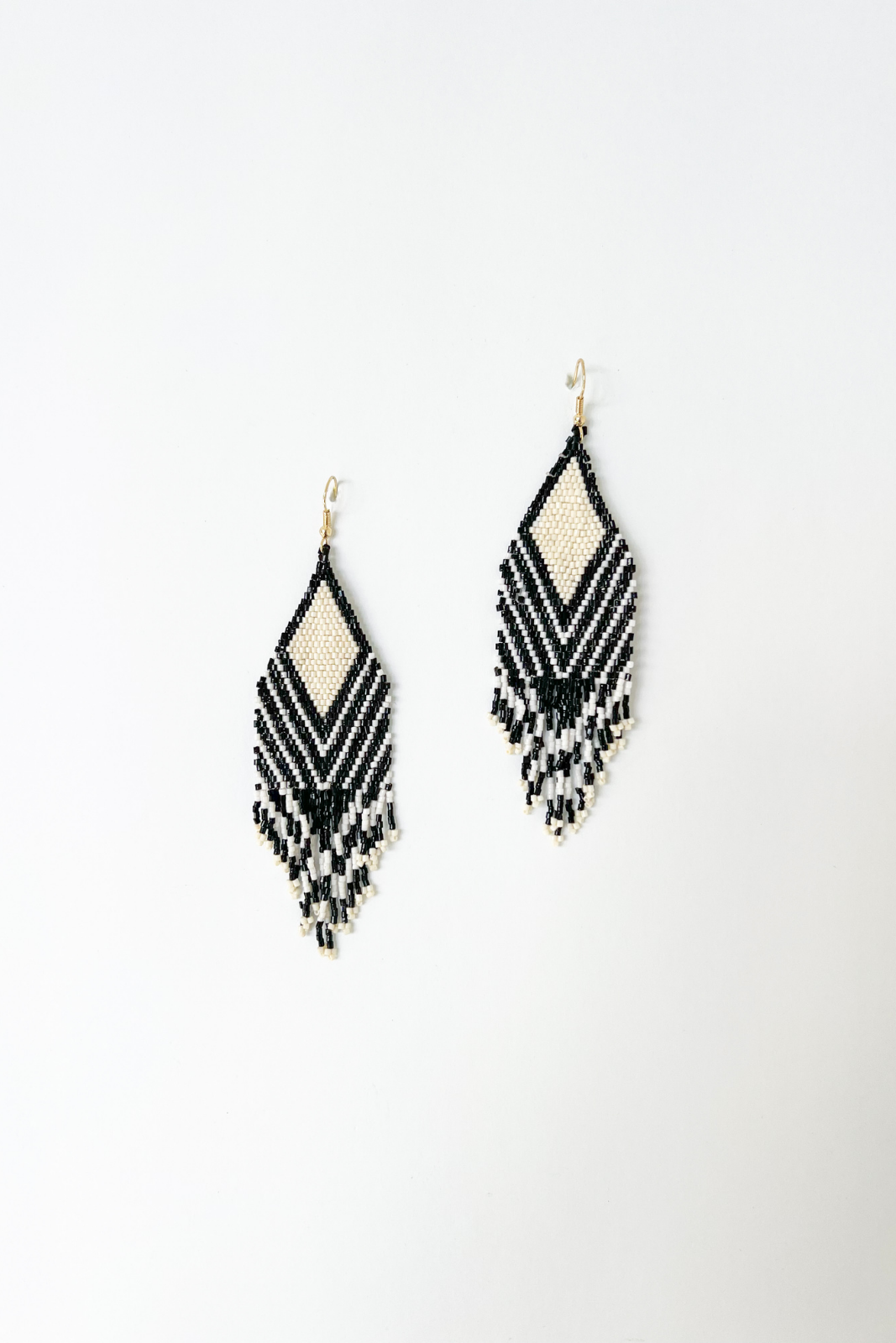 Catalina Beaded Rhombus Earring