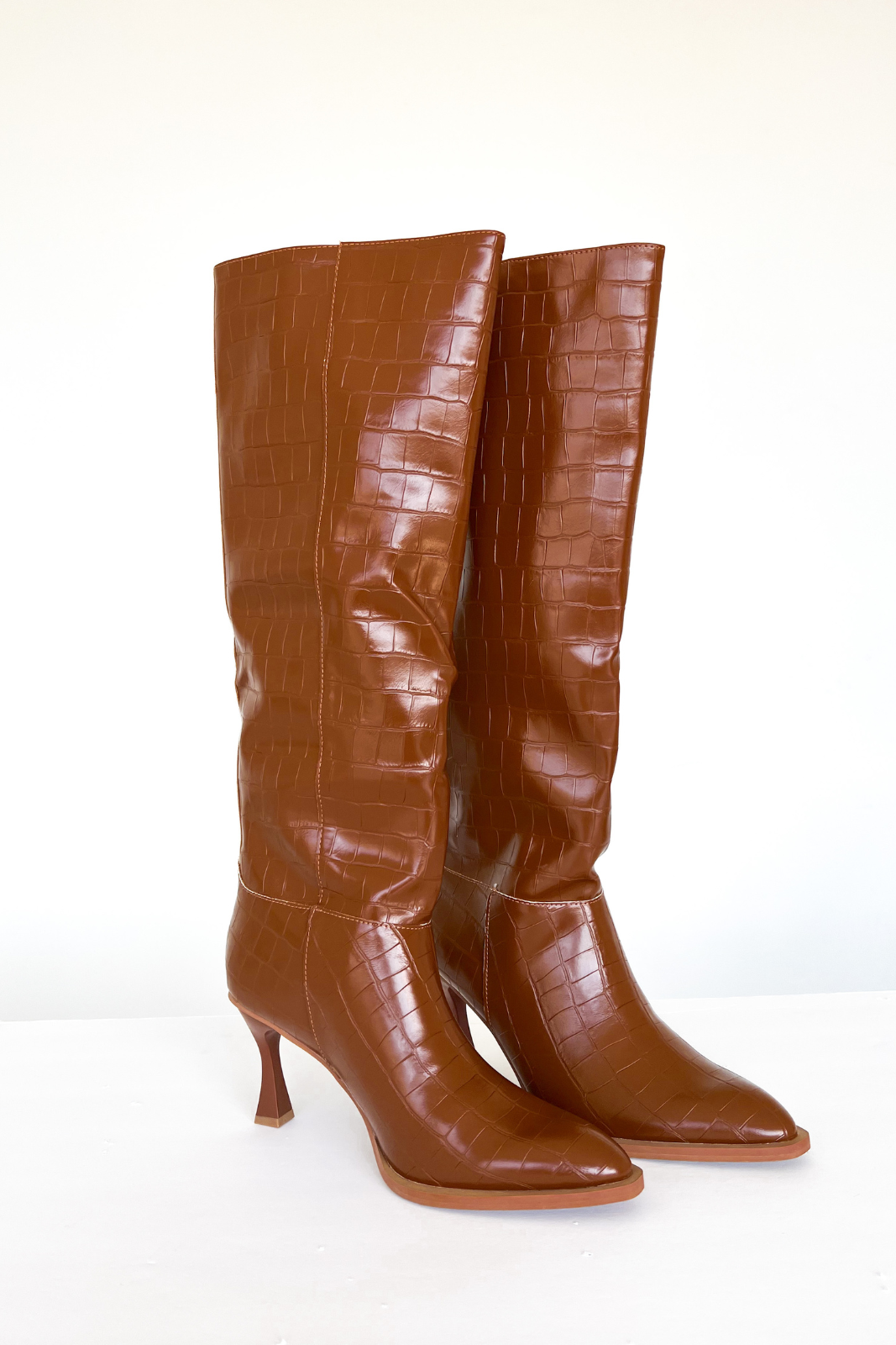 Vanessa Croc Boots