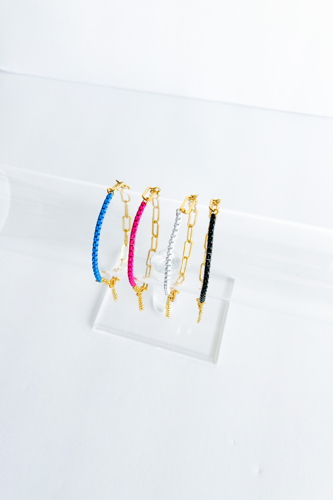 SALE - Lolli Lanyard Link Enamel Bracelet