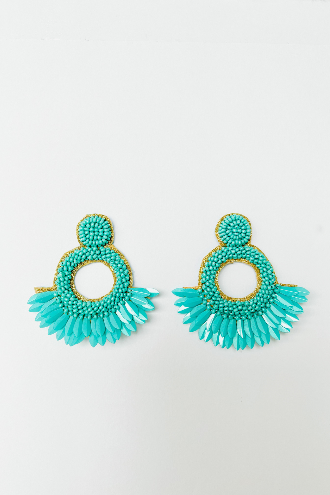 SALE - Zarah Sequin Beaded Earrings