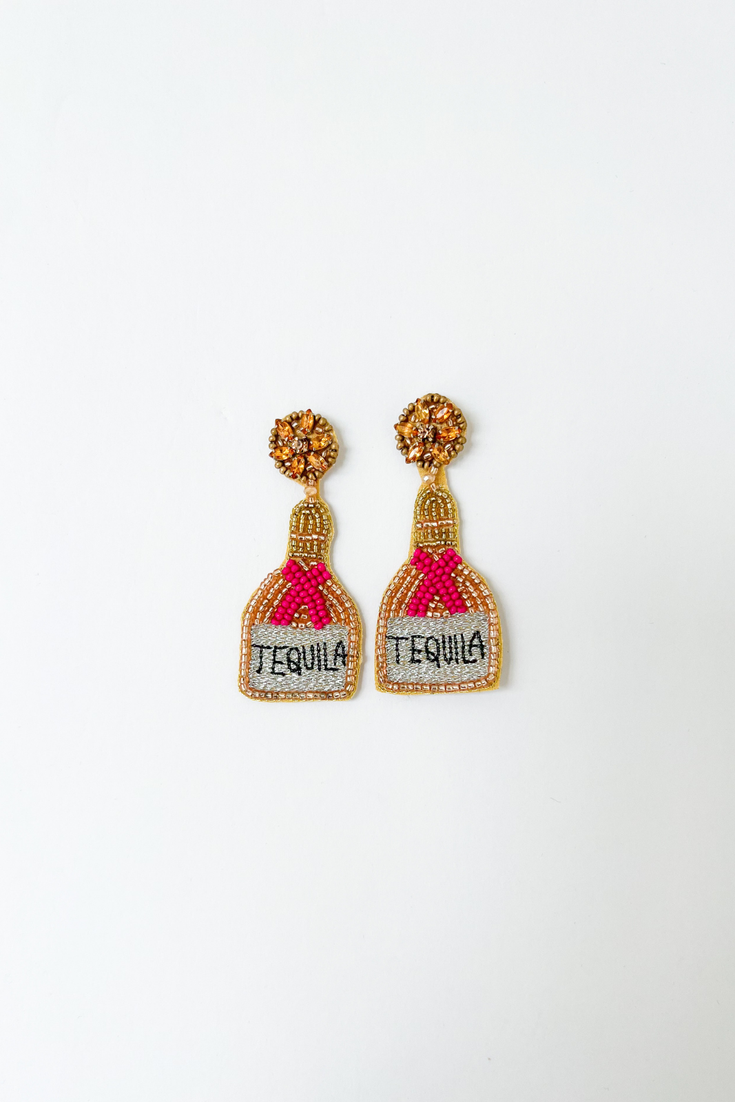 SALE - Sarah Tequila Bottle Earring