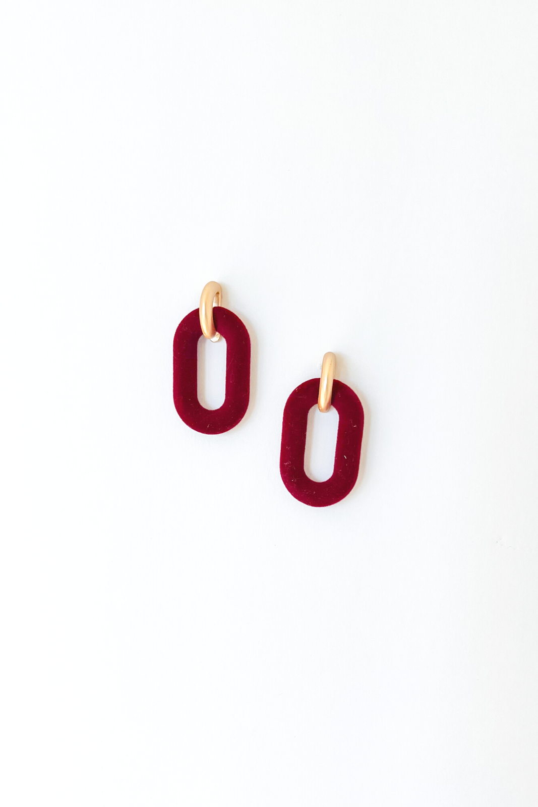 Sandra Velvet Chain Link Earring