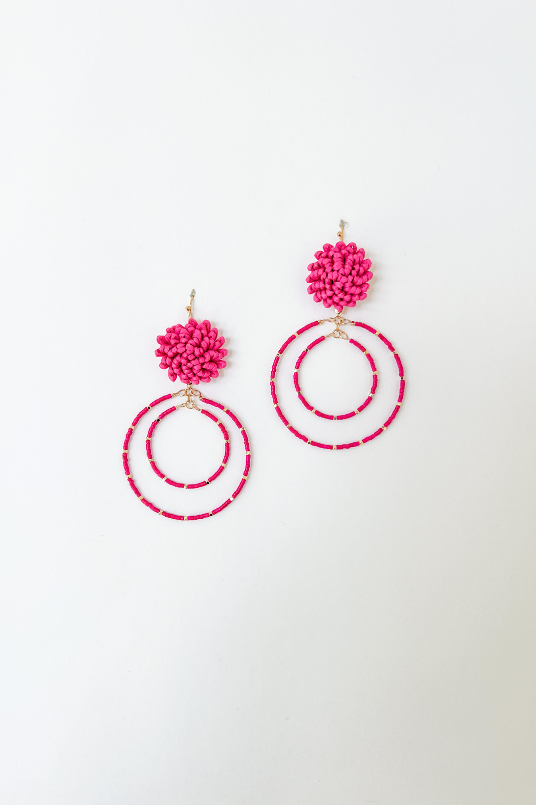 SALE - Eve Double Circle Flower Earring