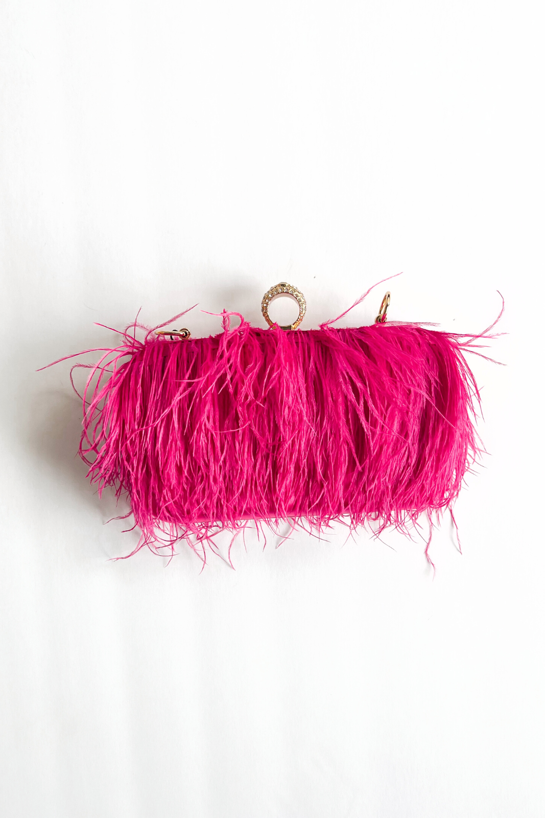SALE - Ray Feather Clutch