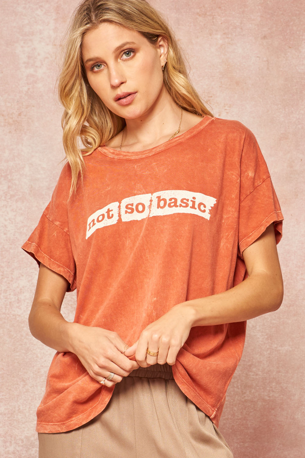 "Not So Basic" Graphic Tee