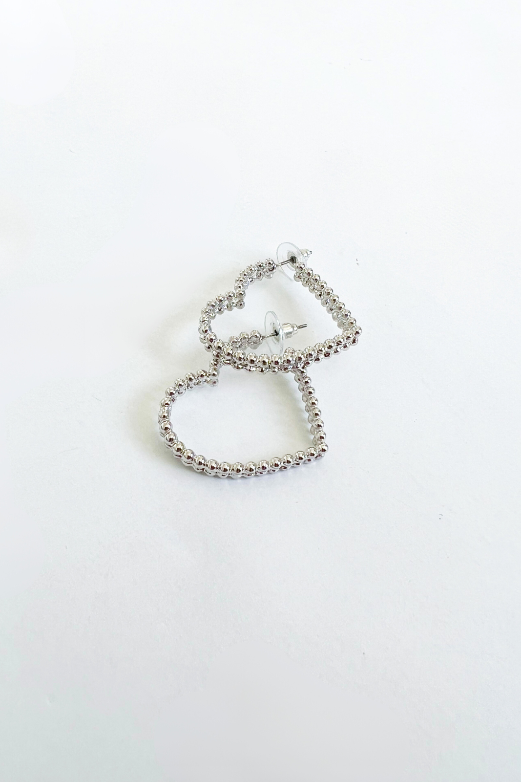 SALE - Clea Heart Hoops