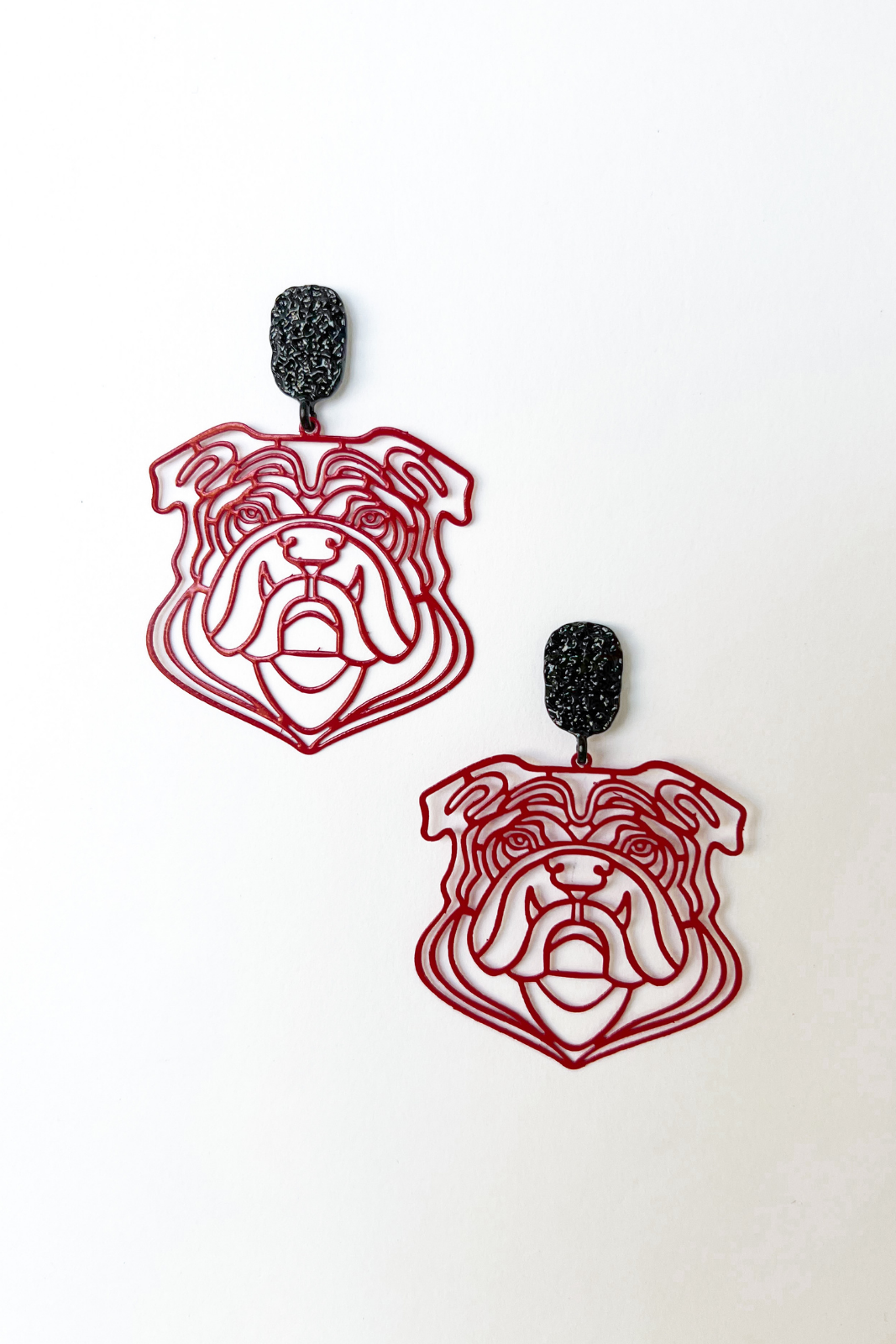 UGA Bulldog Earrings