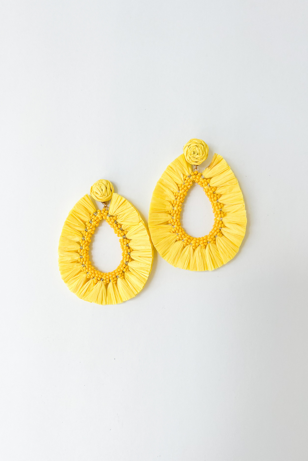 Jessica Raffia Wrapped Earring