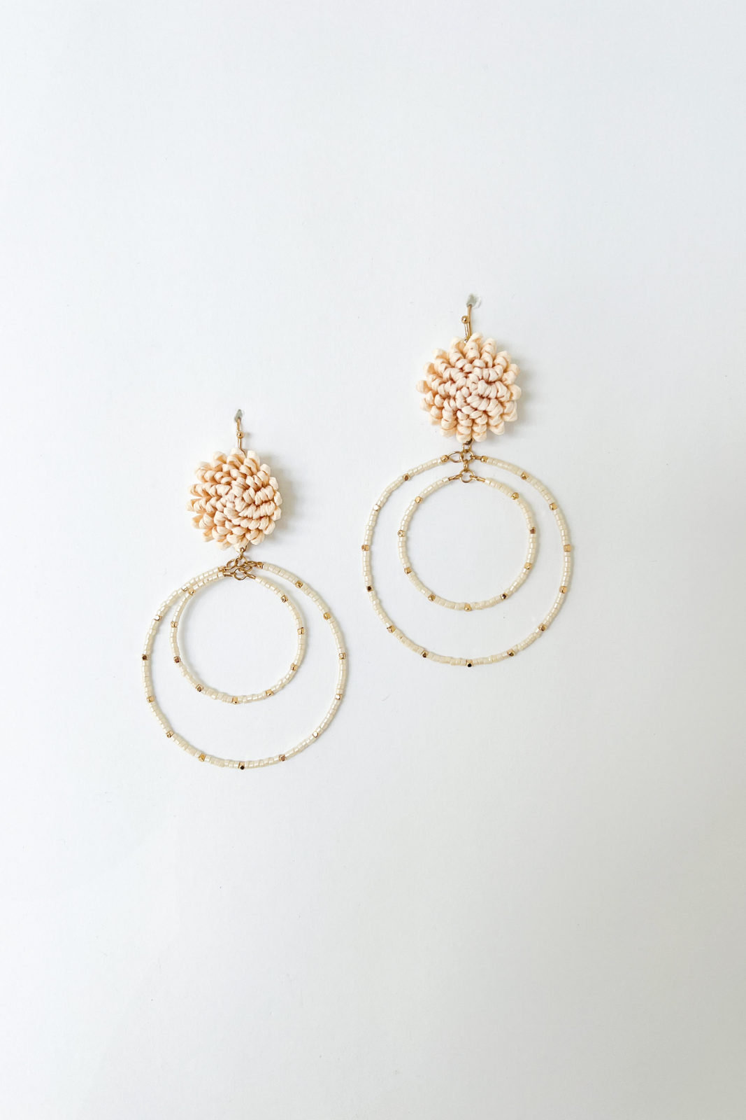 SALE - Eve Double Circle Flower Earring