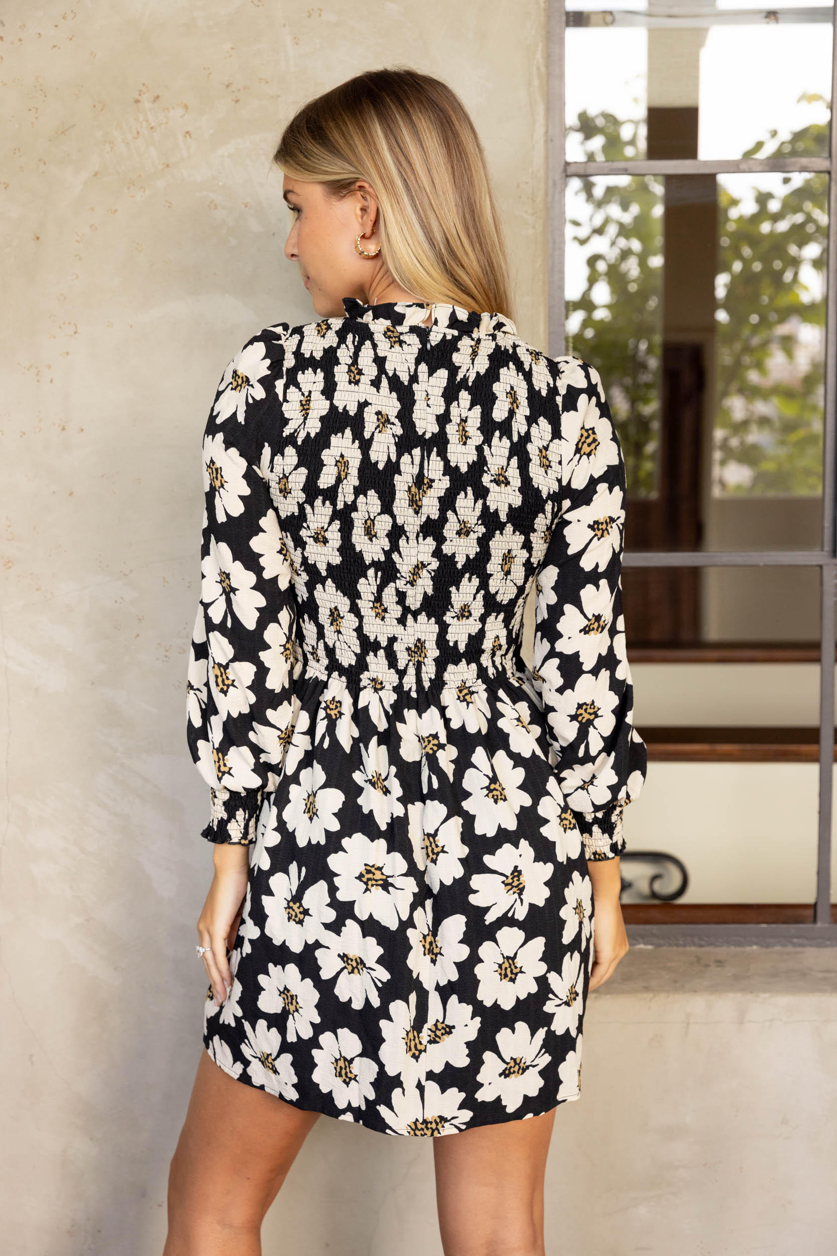 SALE - Lydia Smocked Floral Dress