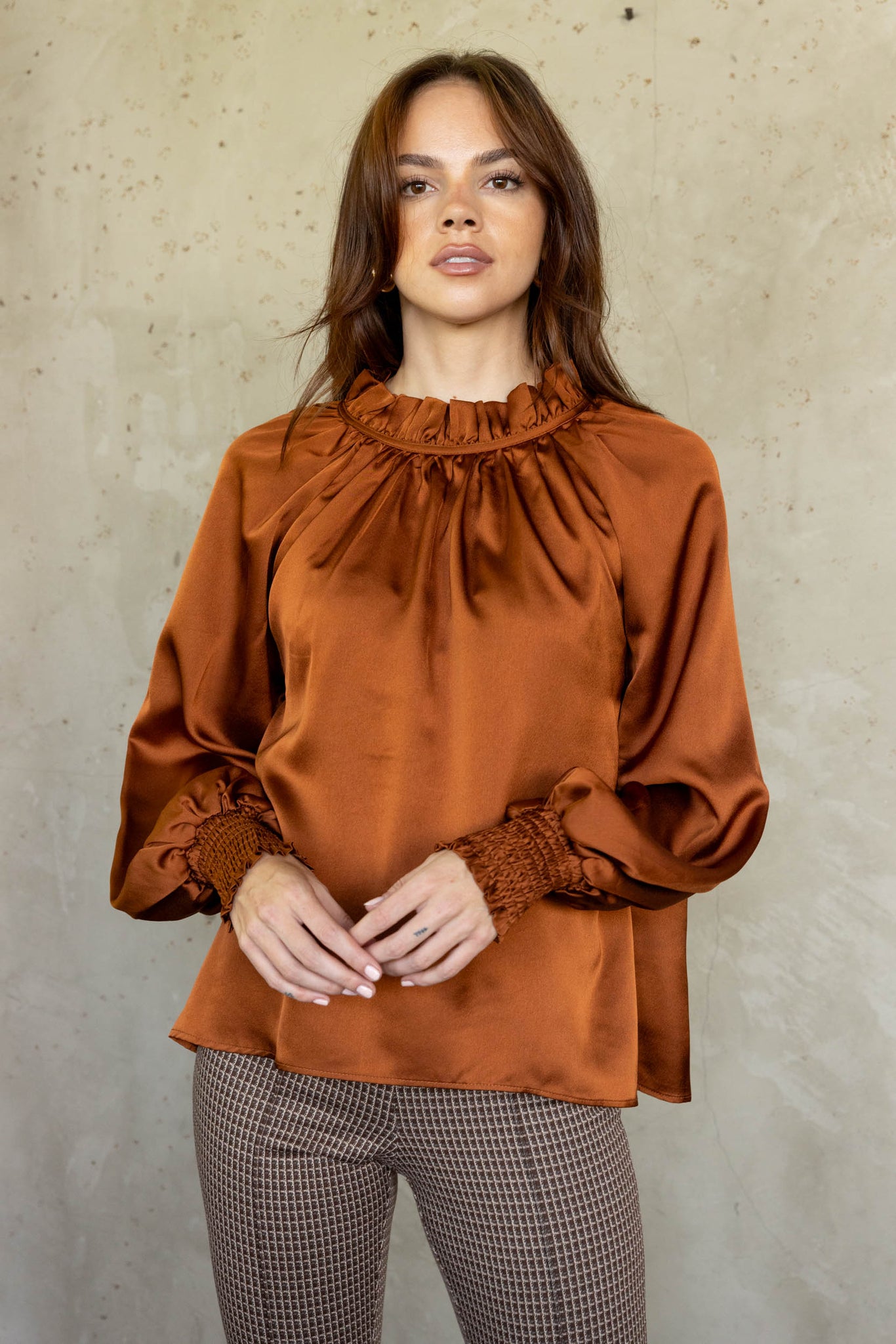 SALE - Cali Satin Top